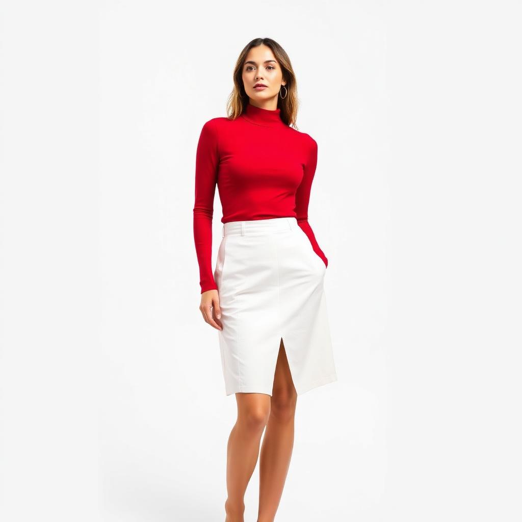 Crimson Turtleneck